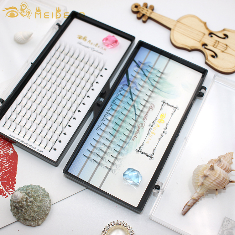 Wholesale russian volume eyelash extension Curl J B C D CC with custom logo design